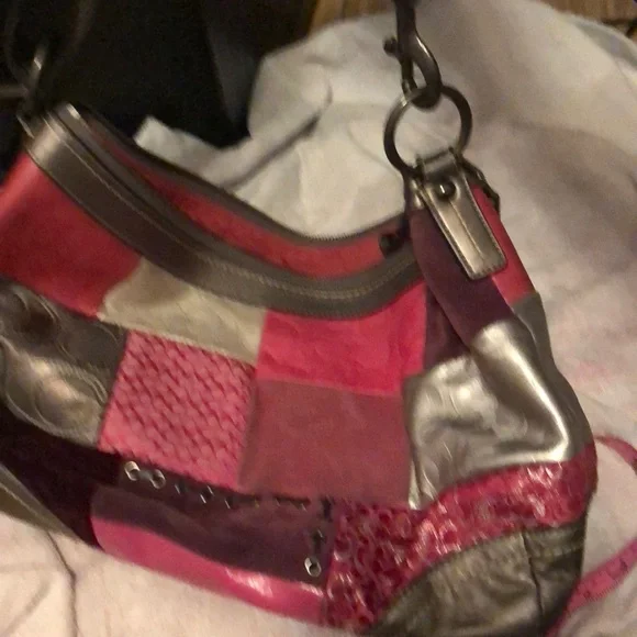 Coach | Bags | Coach Soho Signature Pink Patchwork Bag